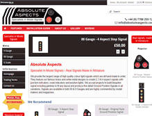 Tablet Screenshot of absoluteaspects.com